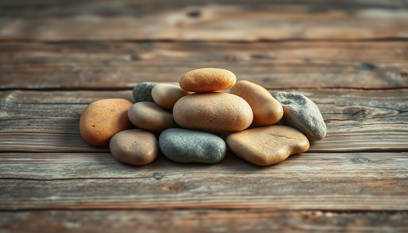 אבנים חמות מרגיעות