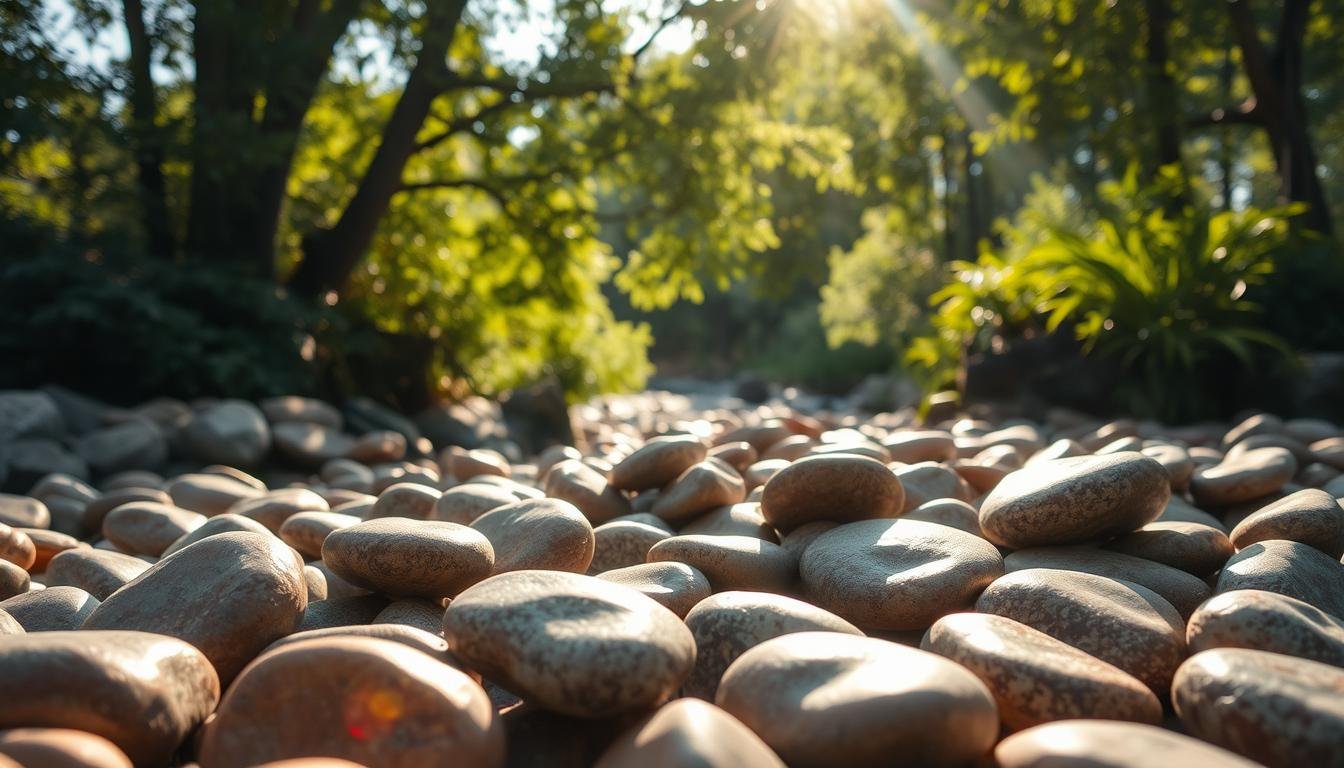 אבנים חמות מרגיעות